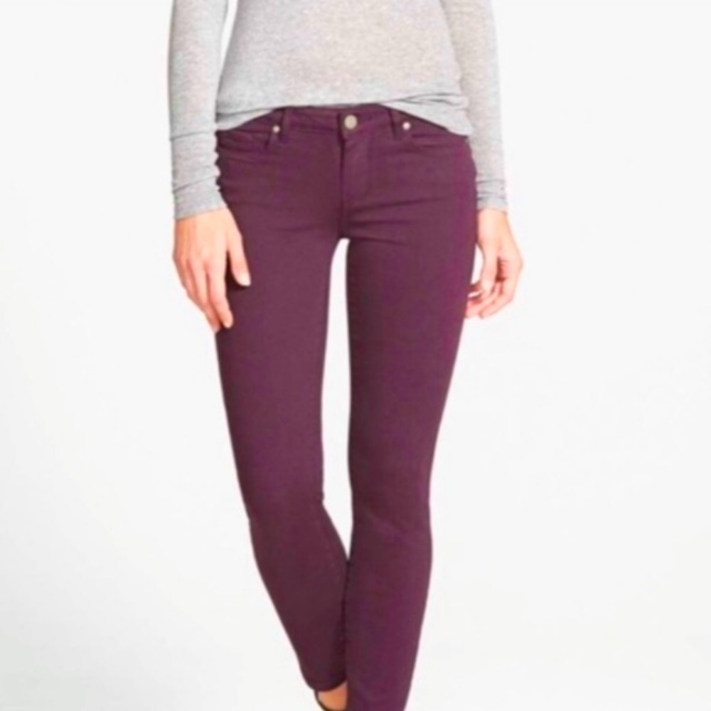 Paige Verdugo Ankle Jean in Plum
